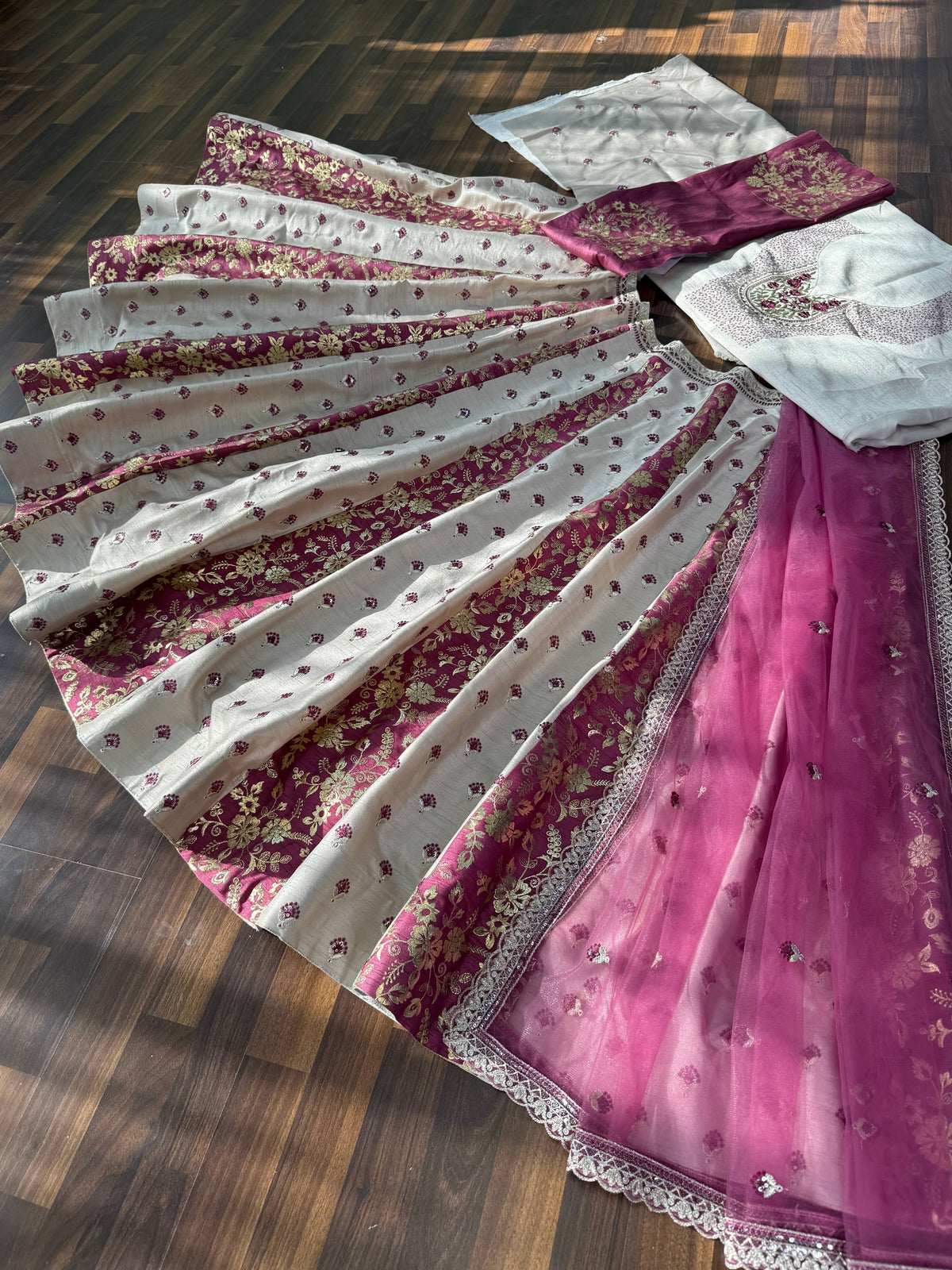 Multi color Designer Sequence Embroidery work Lehenga choli for Wedding Function BL1631