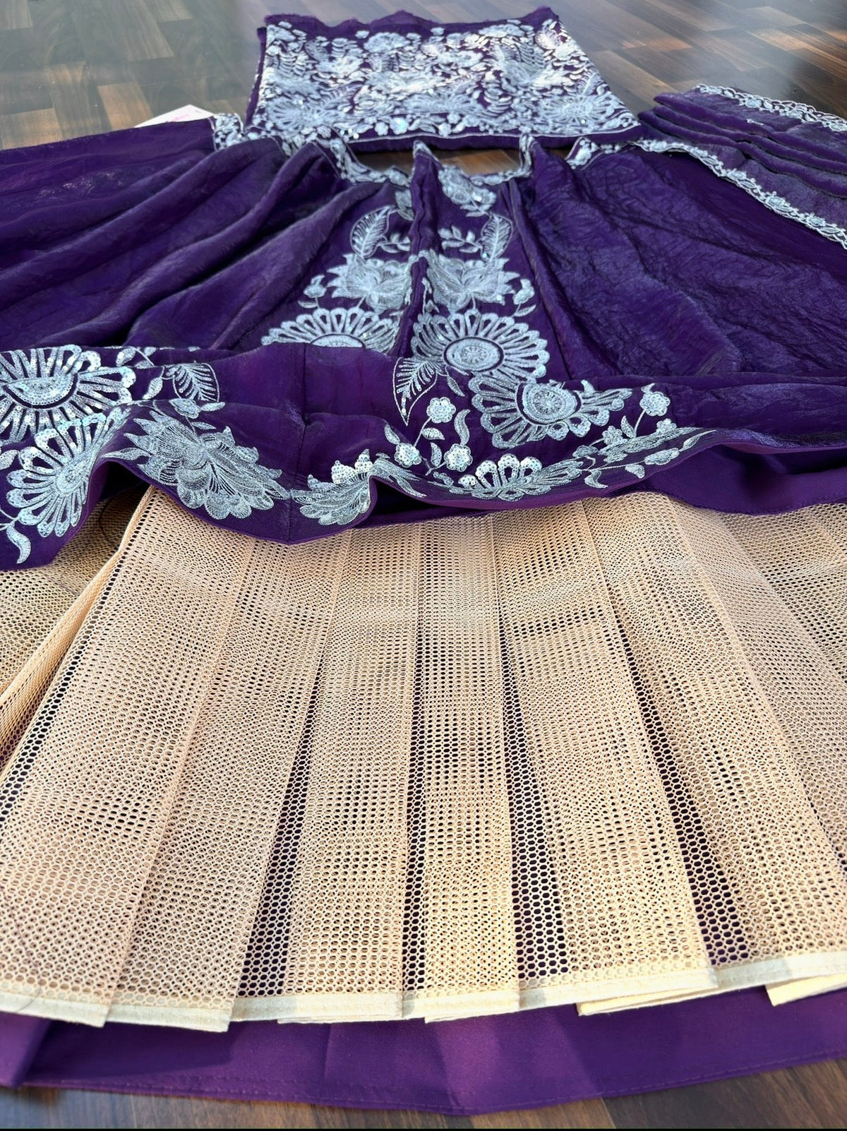 Purple color Embroidery work Designer Lehenga Choli BL1666