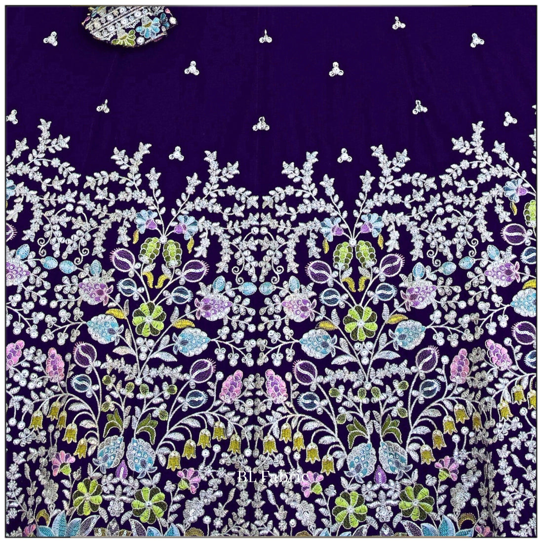 Purple color Zari & Thread Embroidery work Designer Lehenga Choli for Wedding Function BL1519