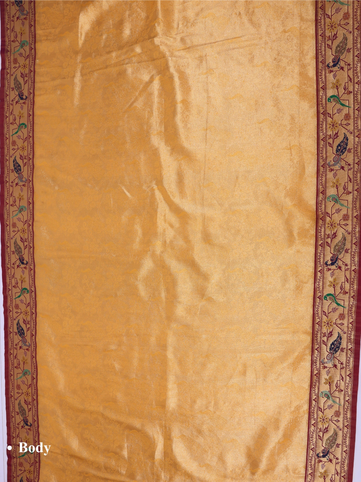 Yellow color Kanjivaram work Designer Saree BLS1006_Yellow