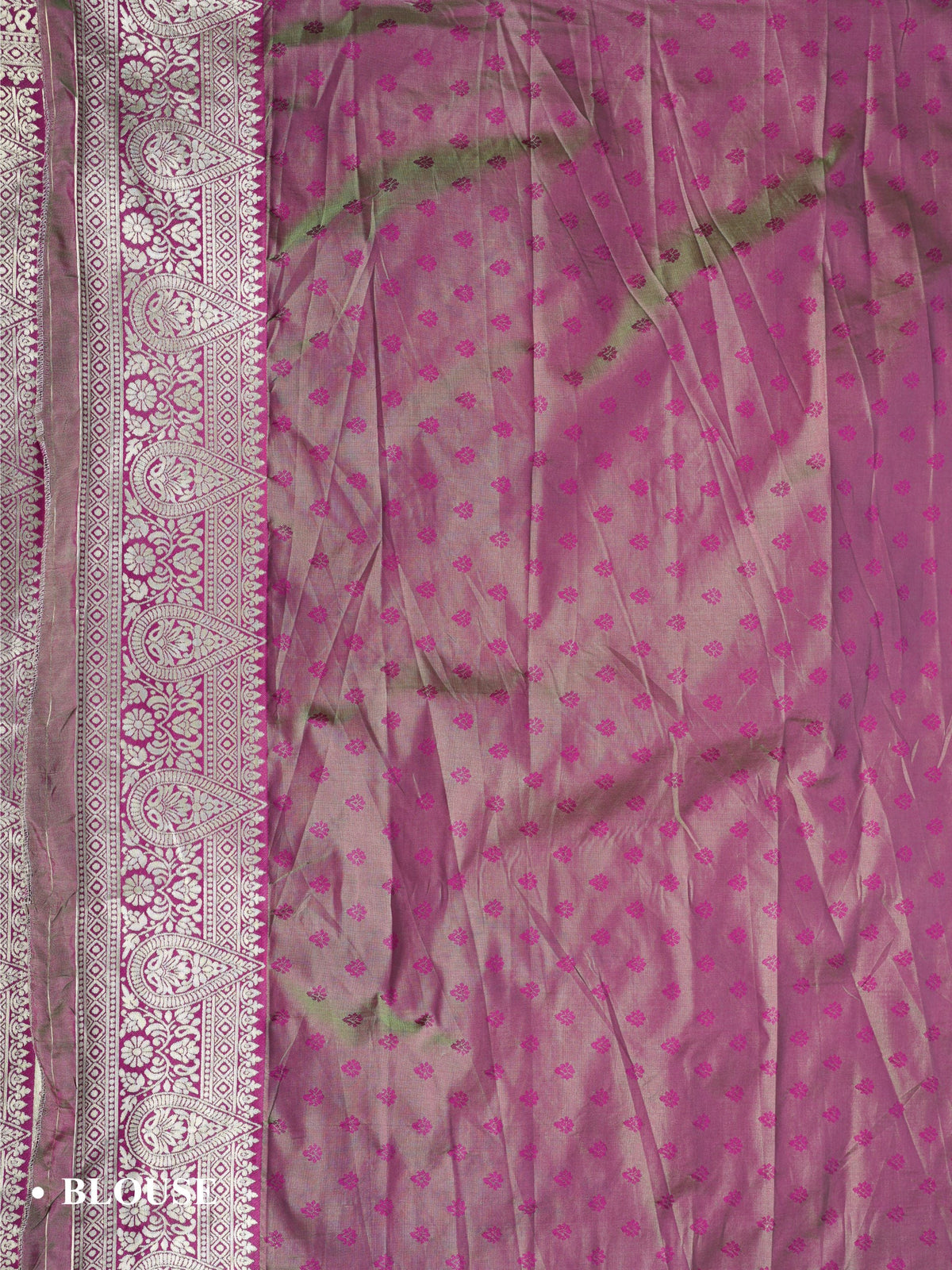 Parrot color Kanjivaram work Designer Saree BLS1017_Parrot