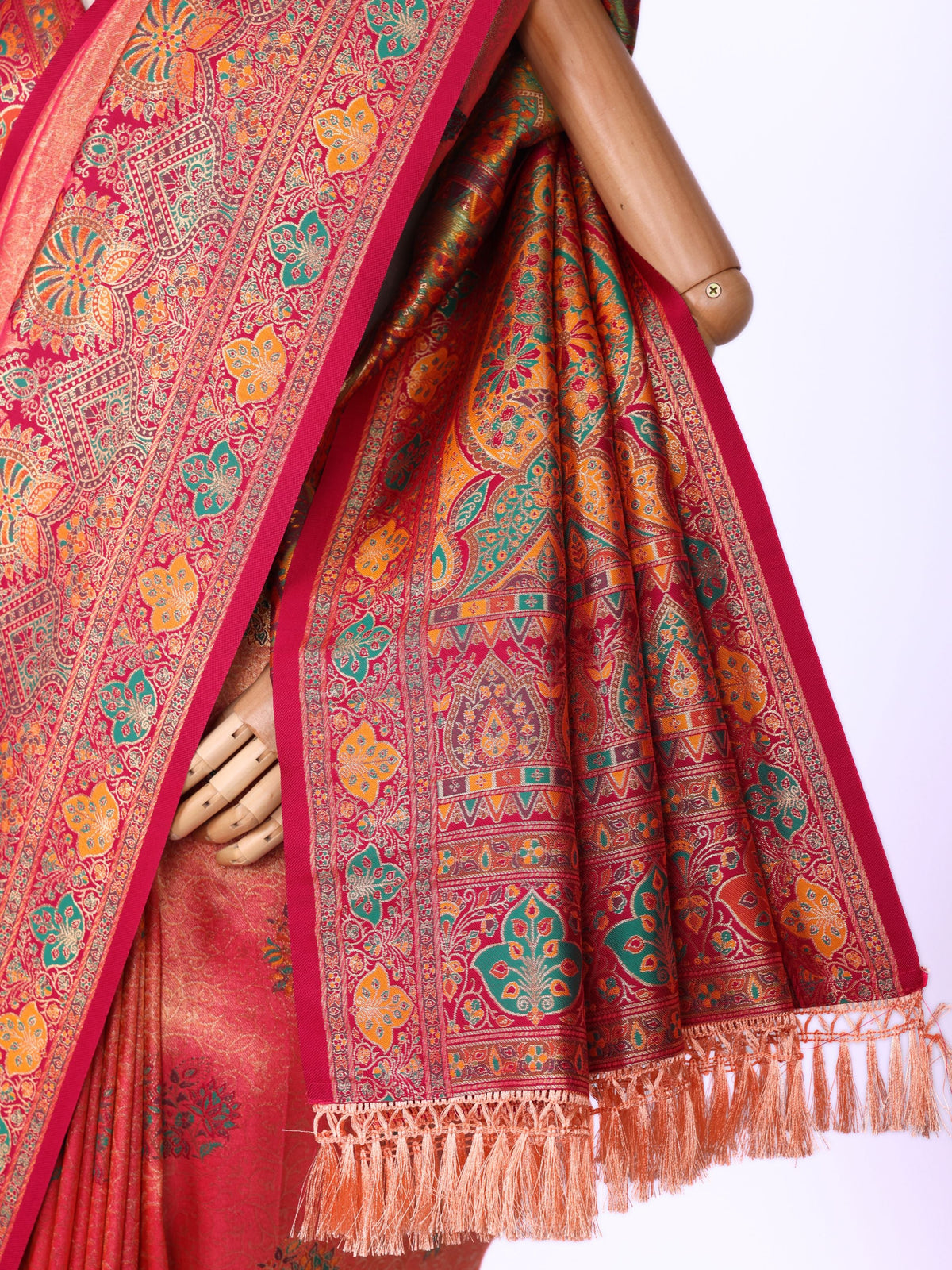 Pink color Kanjivaram work Designer Saree BLS1019_Pink
