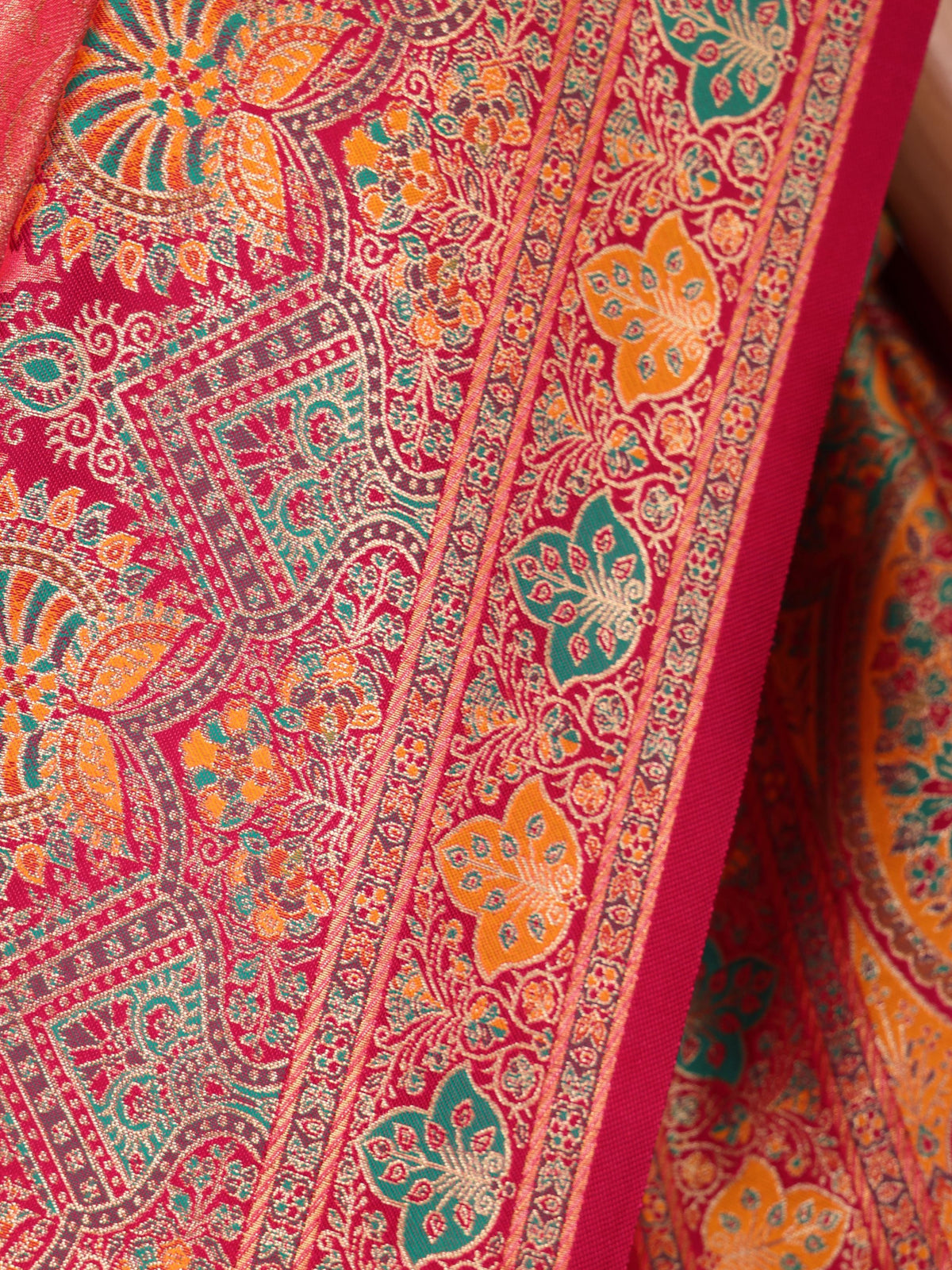 Pink color Kanjivaram work Designer Saree BLS1019_Pink