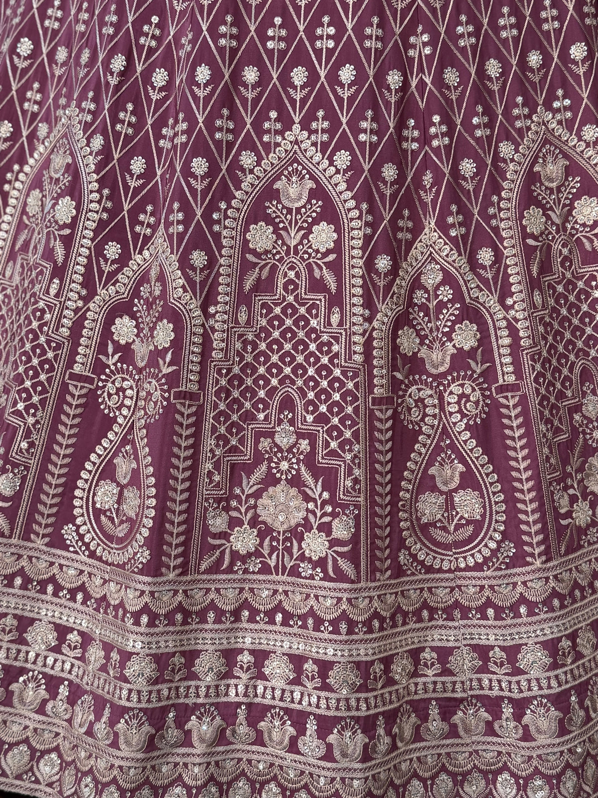 Light Purple color Sequence Embroidery work Designer Lehenga Choli BL1633