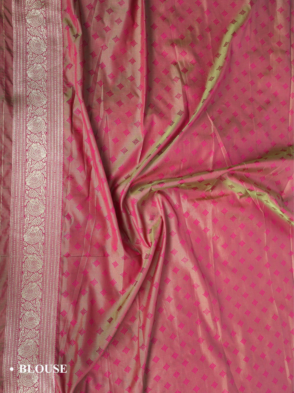 Parrot color Kanjivaram work Designer Saree BLS1016_Parrot