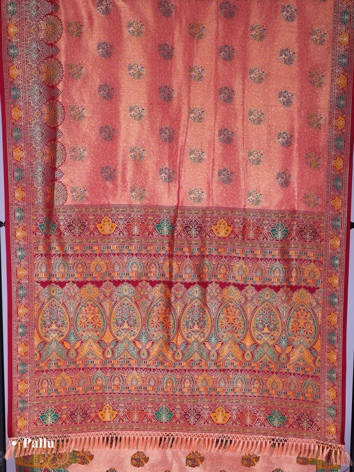 Pink color Kanjivaram work Designer Saree BLS1019_Pink
