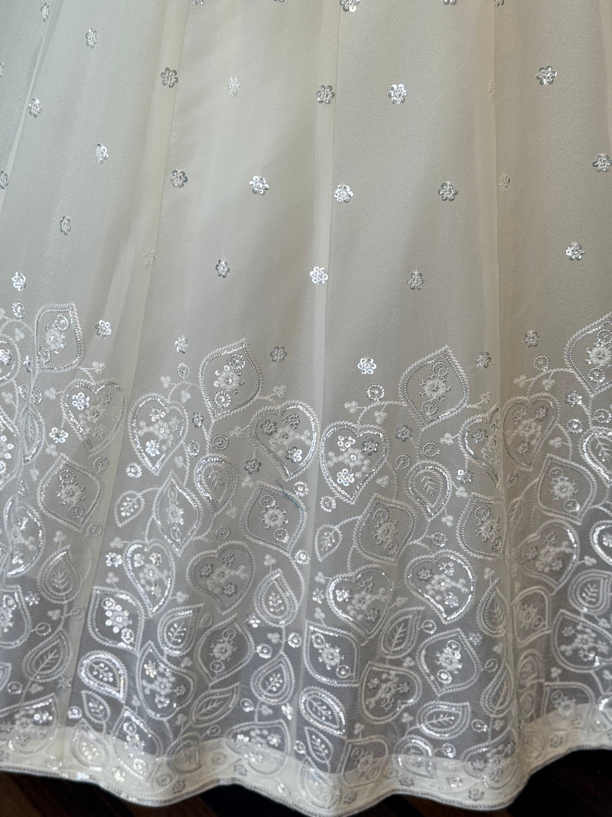 Off-White color Designer Sequence Embroidery work Lehenga choli BL1712