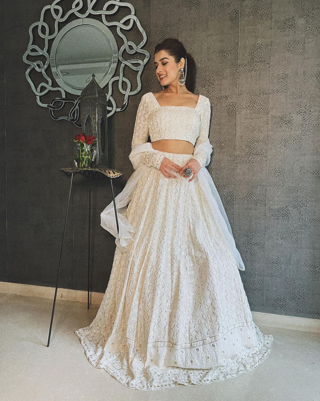 White color Designer Sequence & Embroidery Lehenga Choli for Wedding & Engagement Function BL1158