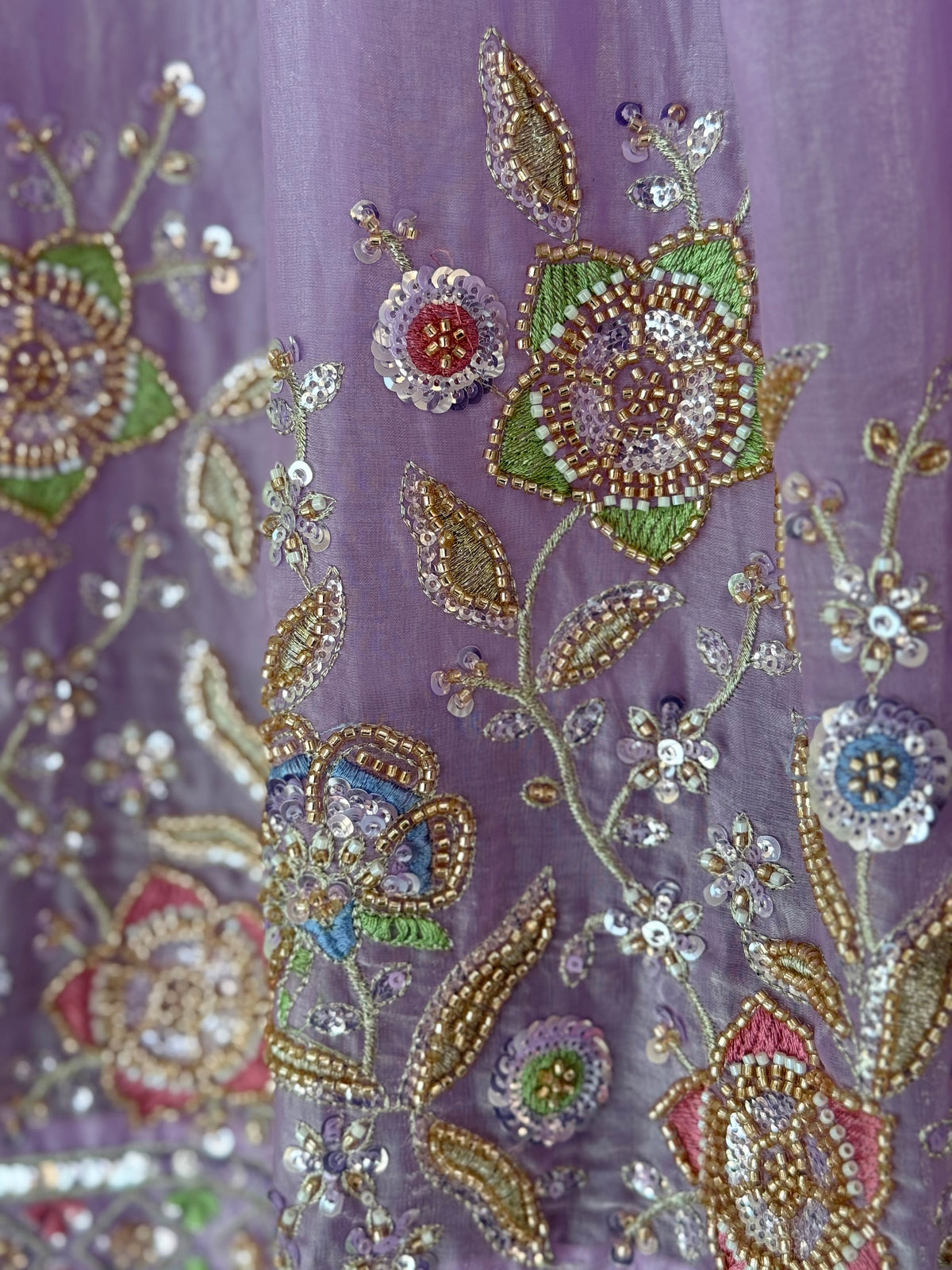 Dusty Purple color Bids Embroidery work Lehenga Choli BL1727