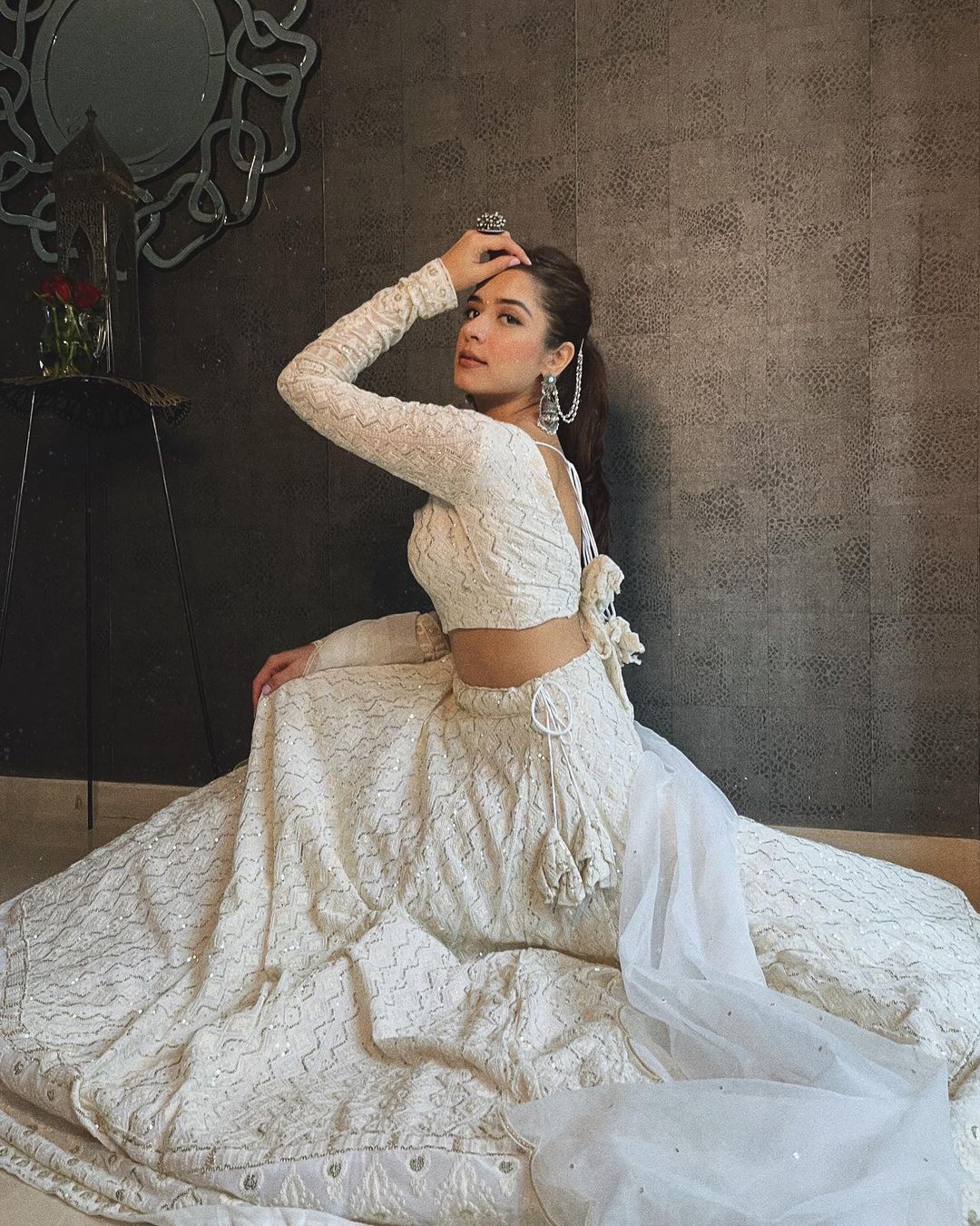 White color Designer Sequence & Embroidery Lehenga Choli for Wedding & Engagement Function BL1158