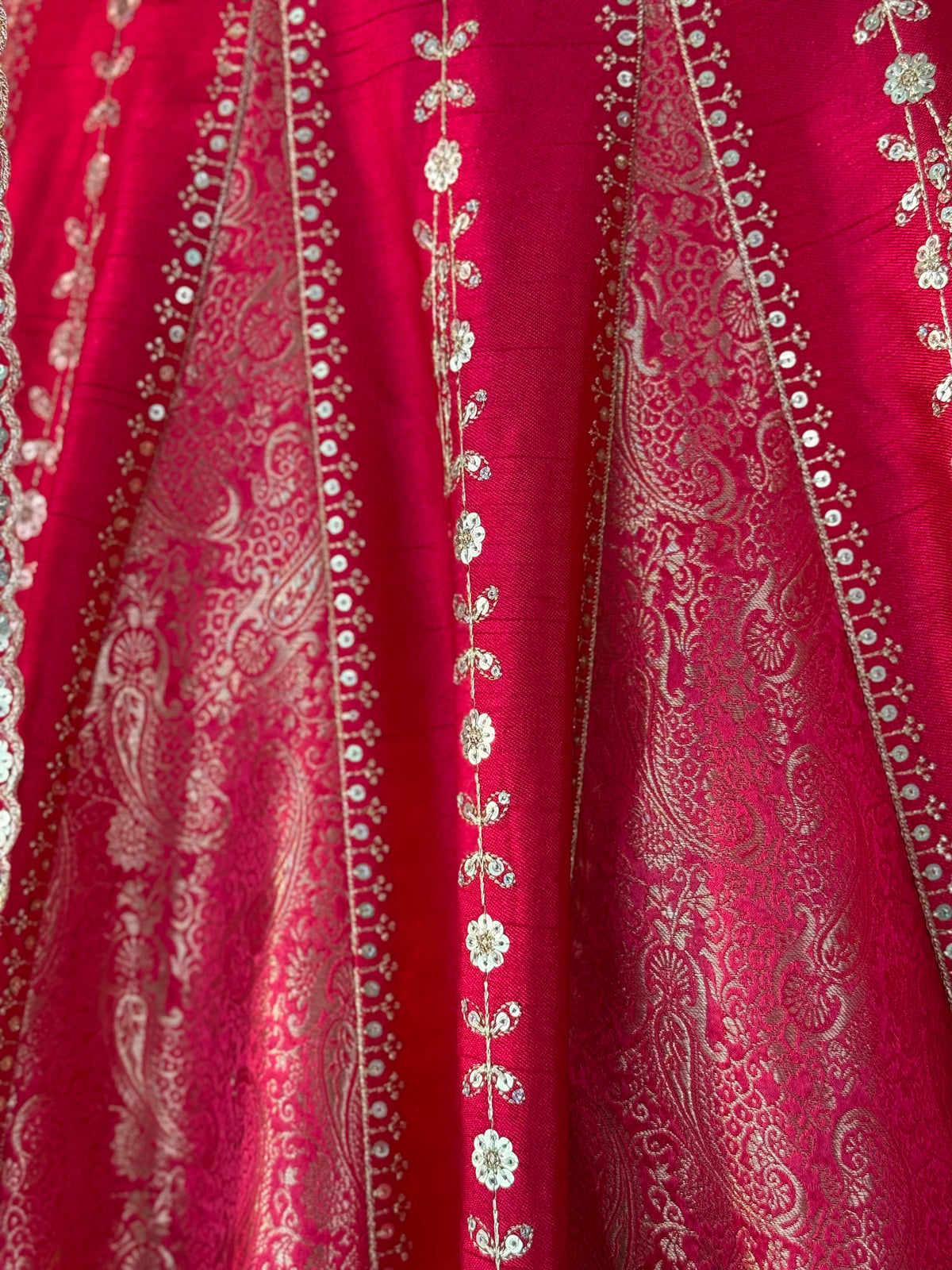 Pink color Jacard and Embroidery work Designer Lehenga Choli BL1667