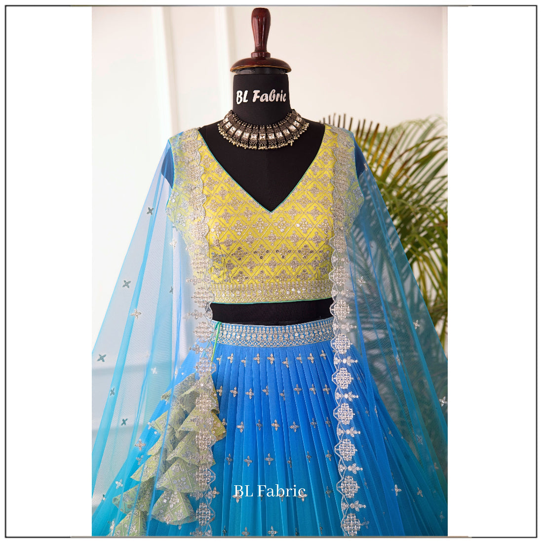 Pastal Rainbow color Sequence Embroidery work Designer Lehenga Choli for Wedding Function BL1521