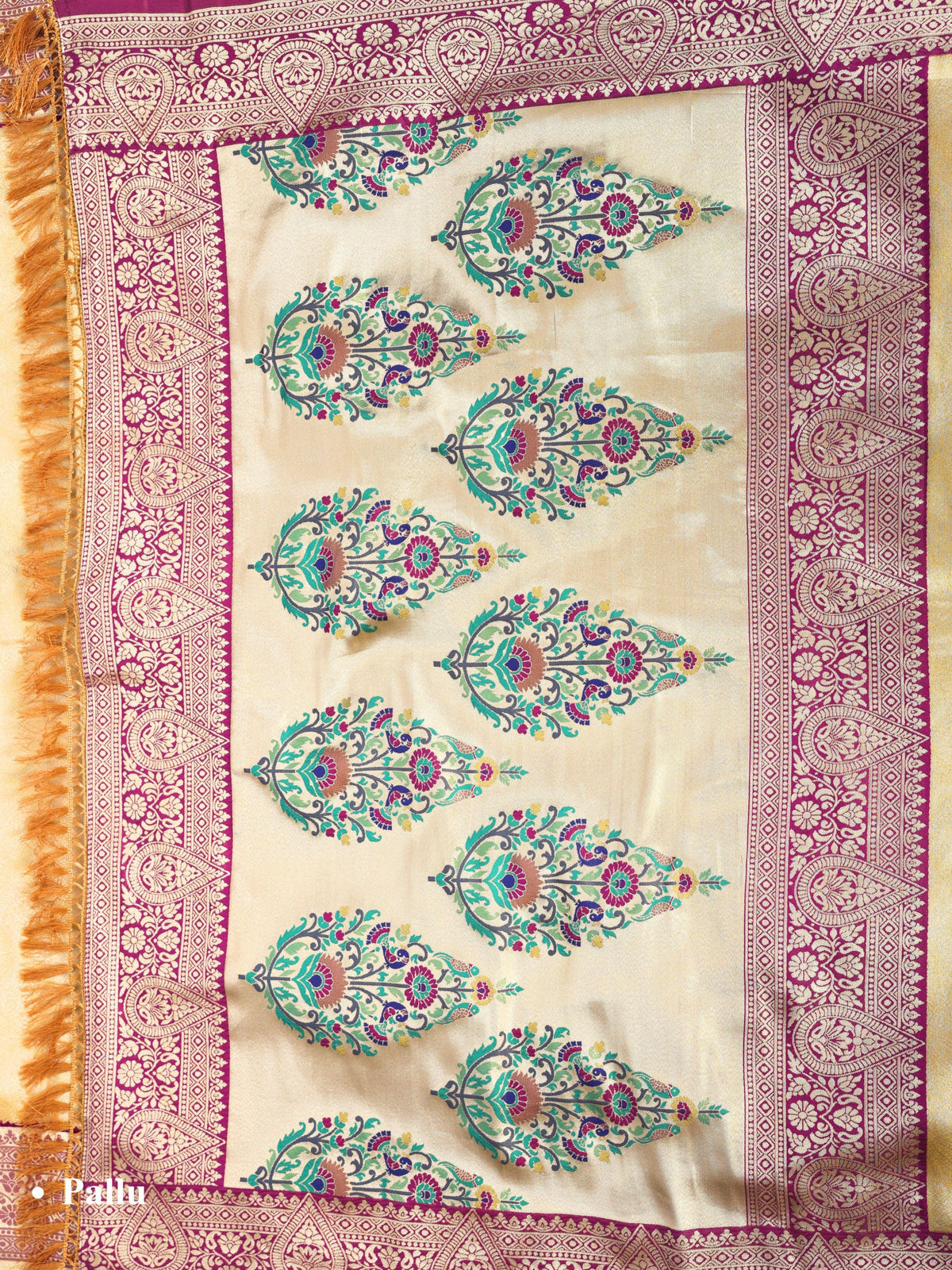 Yellow color Kanjivaram work Designer Saree BLS1017_Yellow