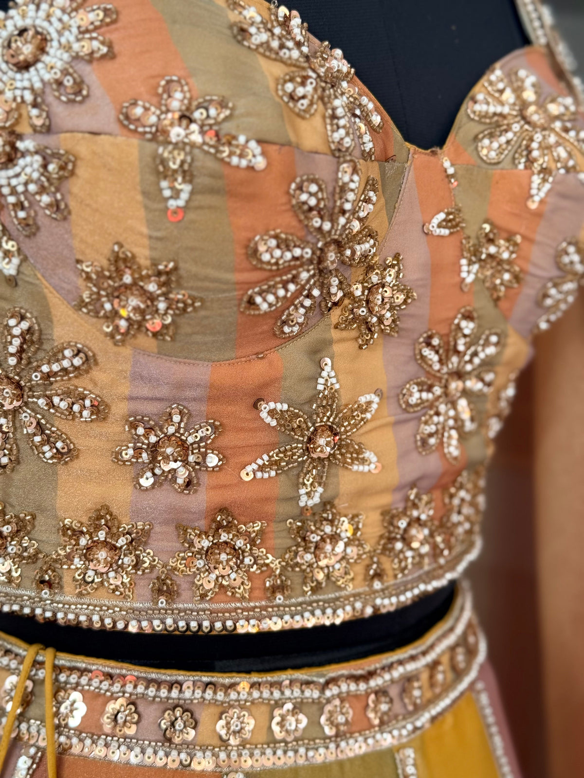 Multi color Designer Bids Embroidery work Lehenga choli BL1742
