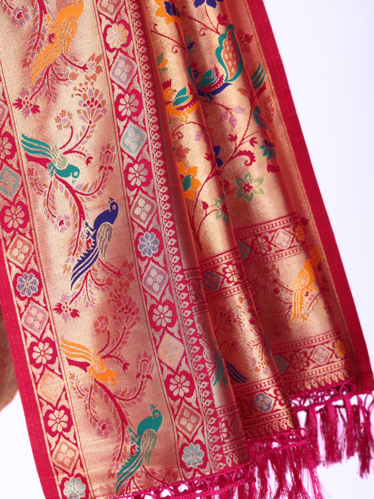 Pink color Kanjivaram work Designer Saree BLS1014_Pink