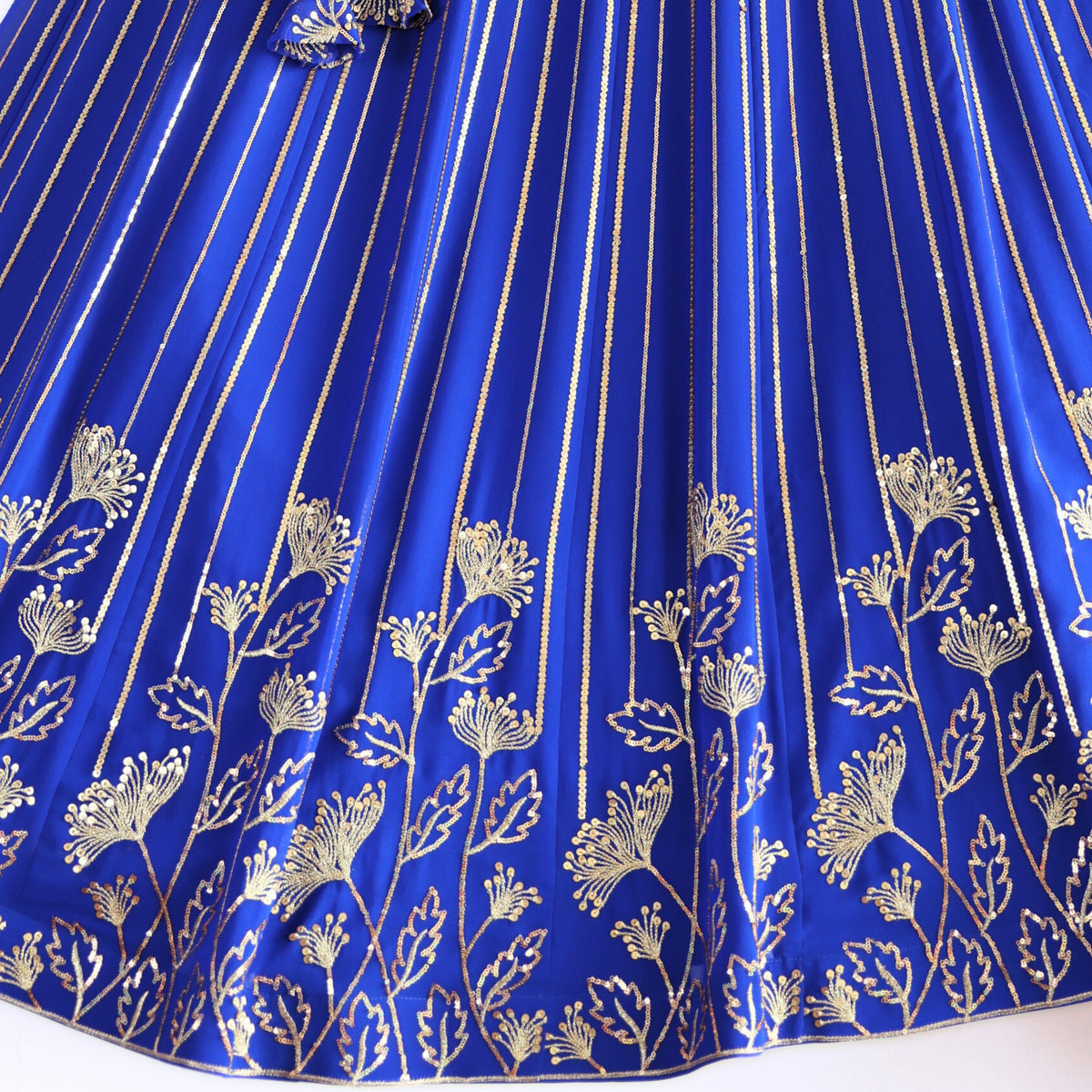 Blue color Sequence Embroidery work Designer Lehenga Choli BL1649
