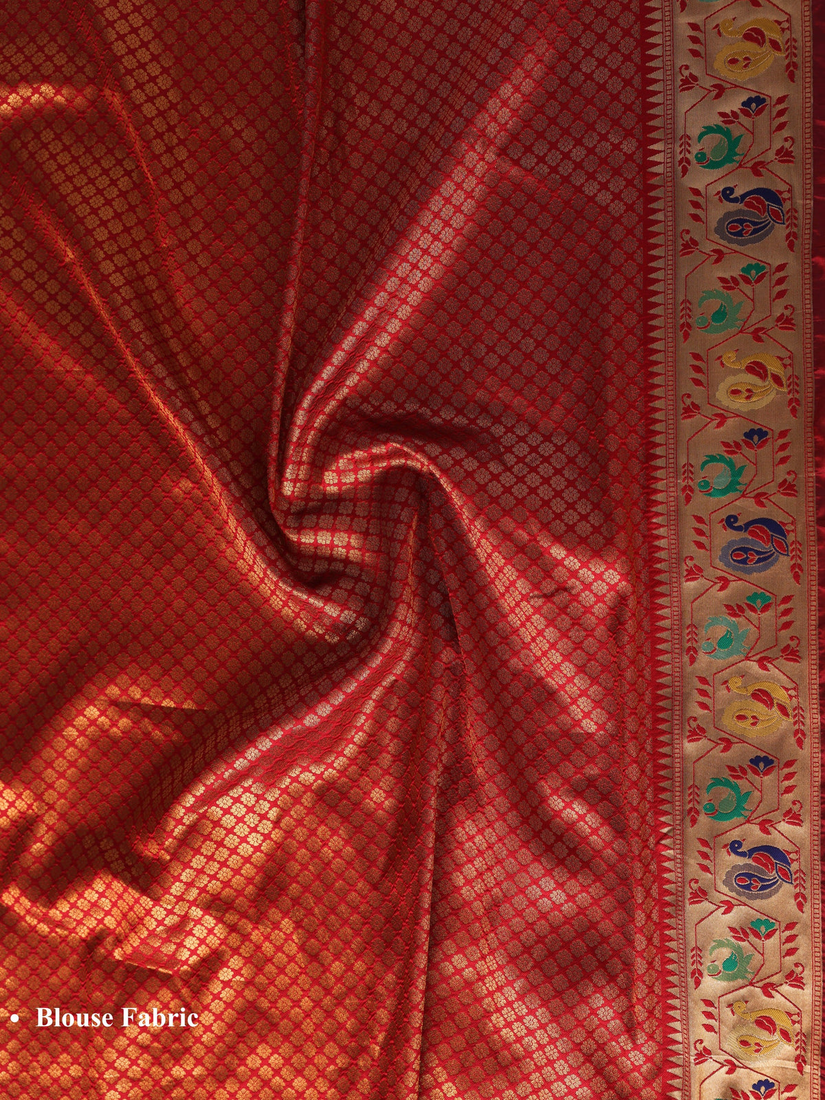Maroon color Kanjivaram work Designer Saree BLS1005_Maroon