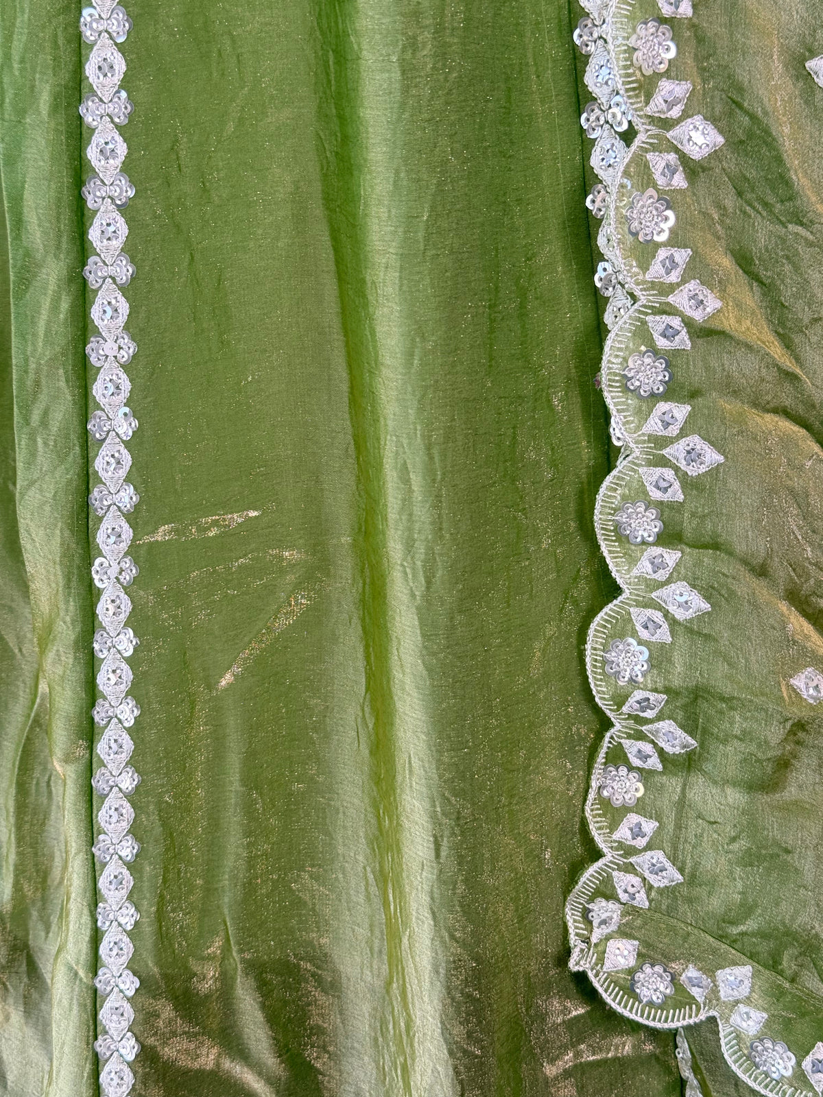 Pista Green color Designer Sequence Embroidery work Lehenga choli BL1713
