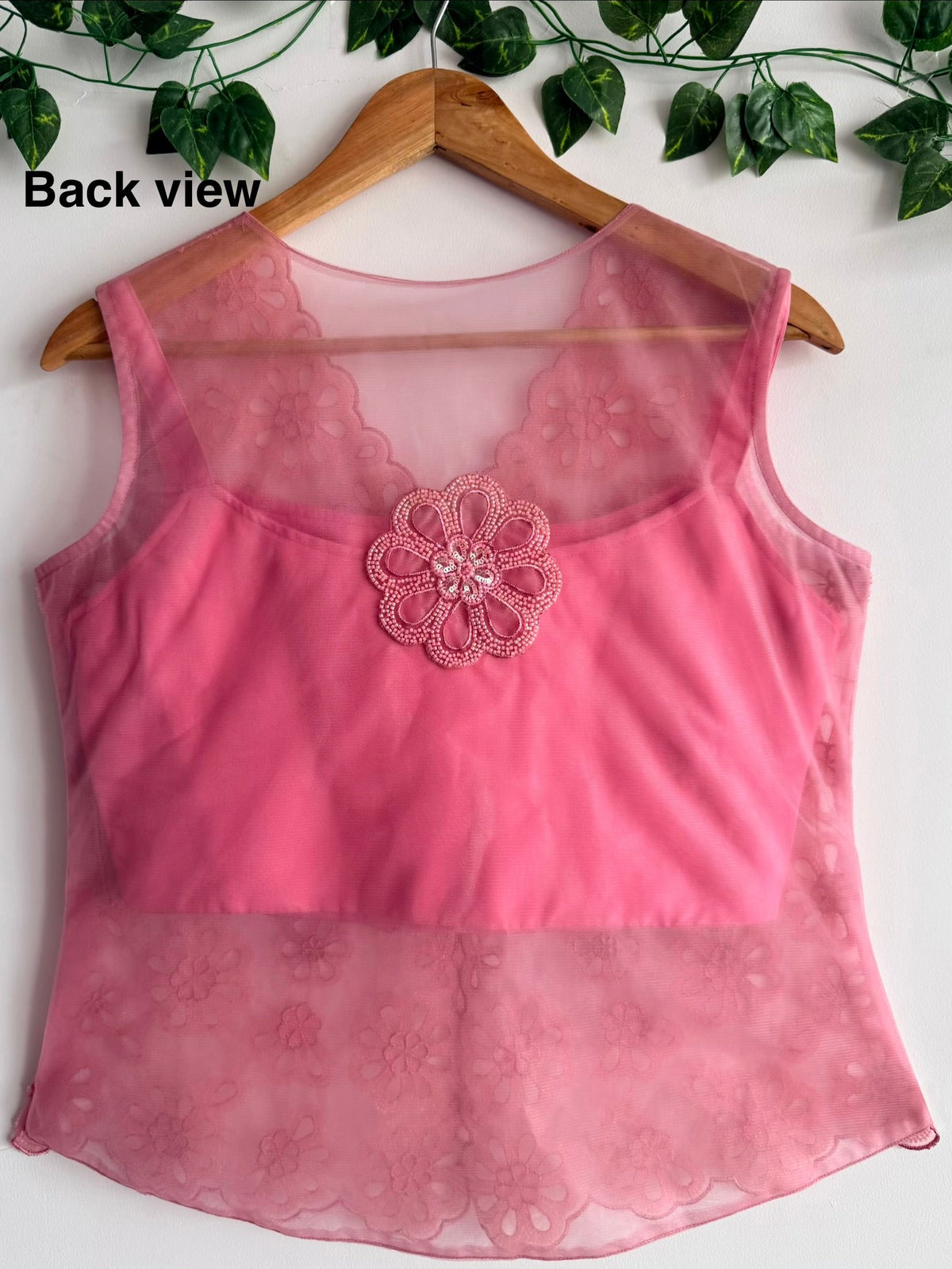 Baby Pink color Bids Embroidery work Sharara set BLS103
