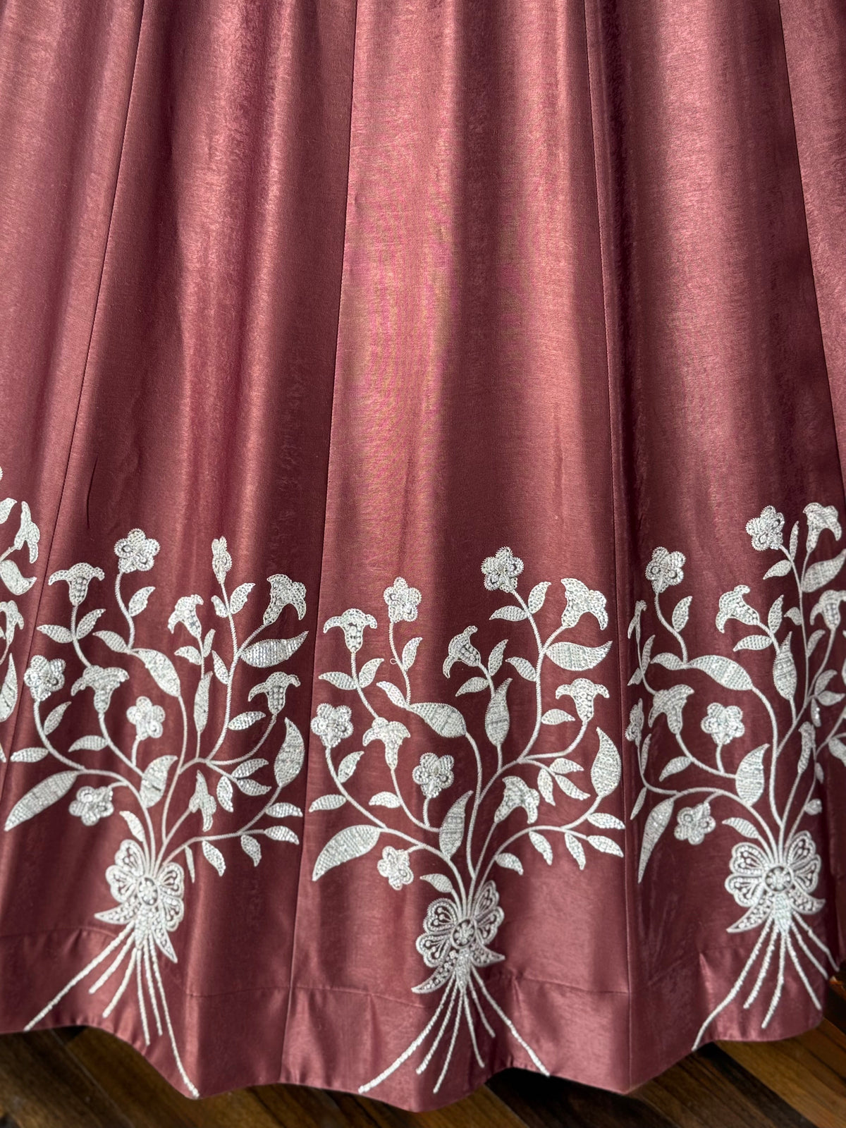 Brown color Designer Sequence Embroidery work Lehenga choli BL1677