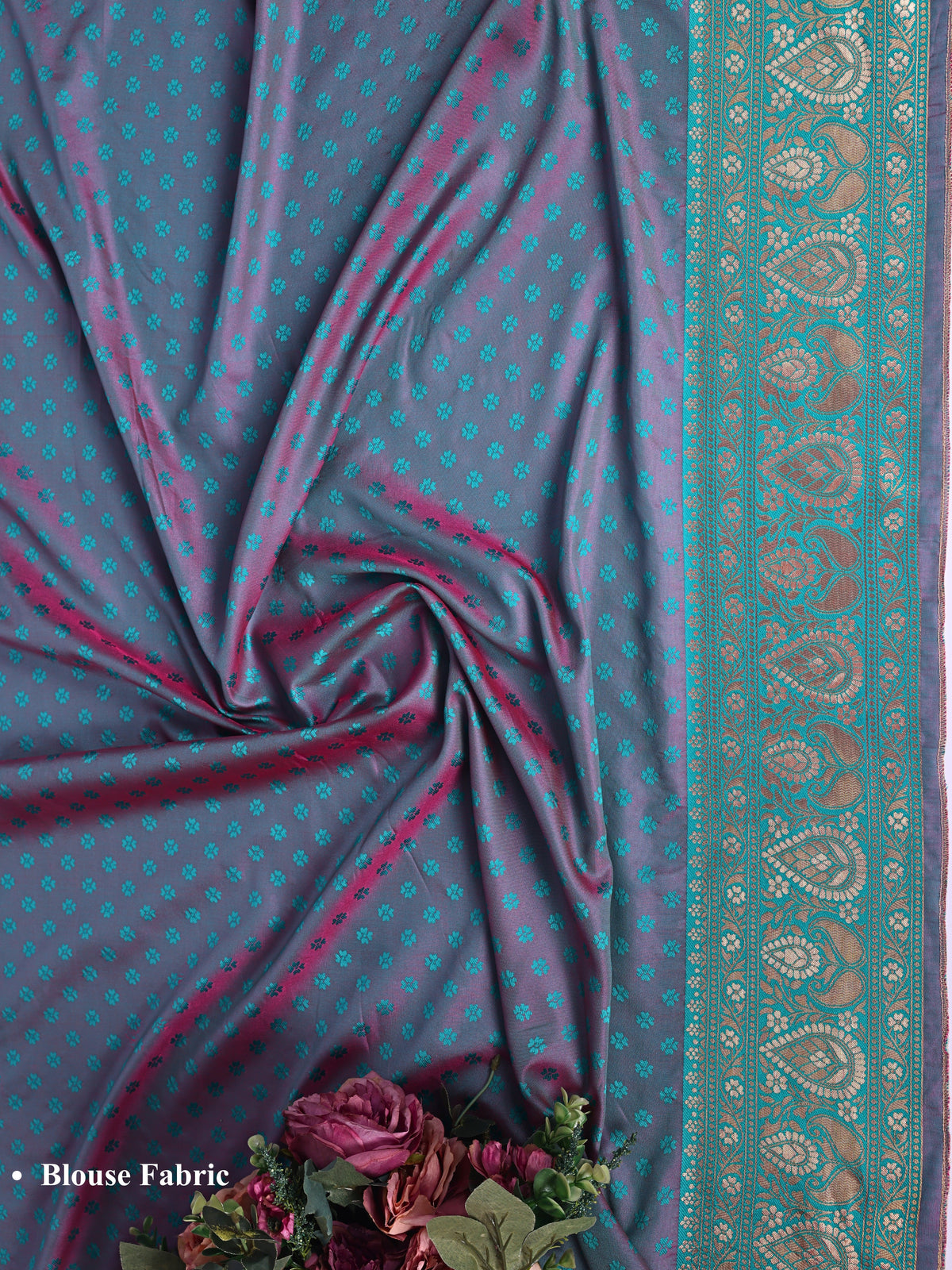 Peach color Kanjivaram work Designer Saree BLS1012_Peach