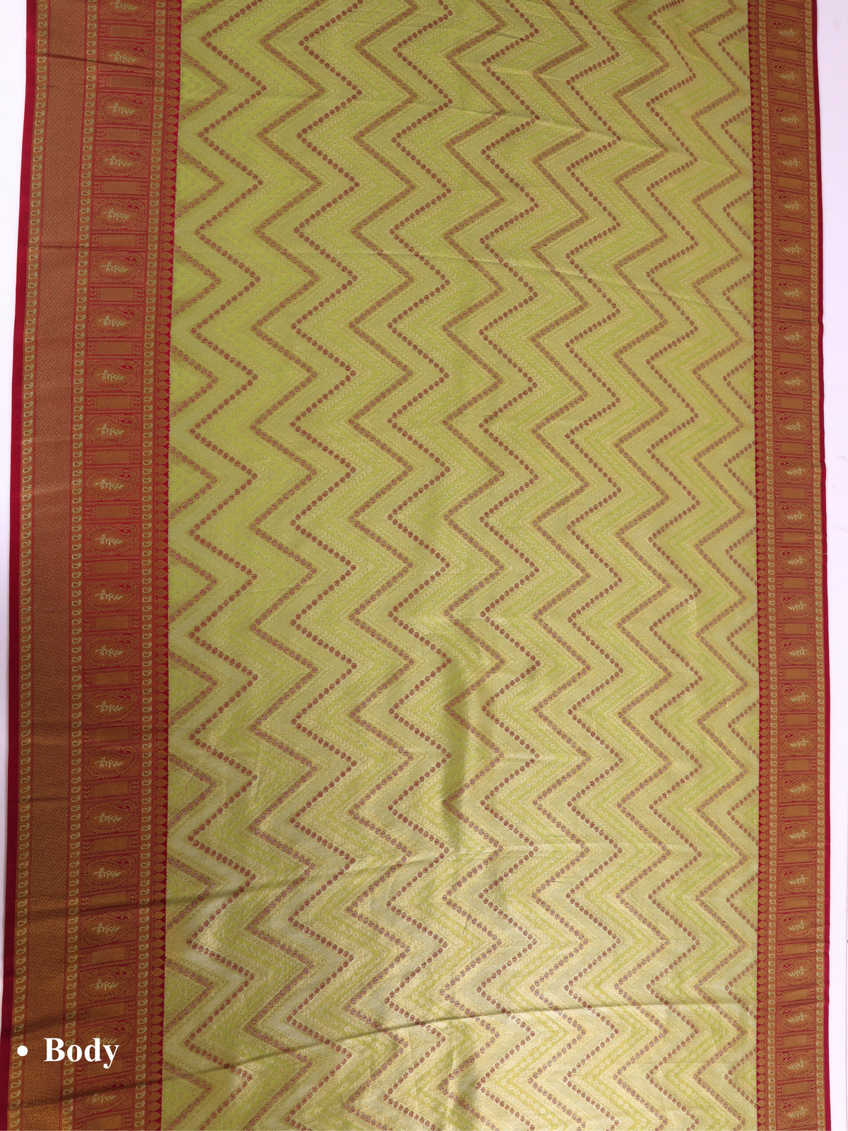Parrot color Kanjivaram work Designer Saree BLS1008_Parrot