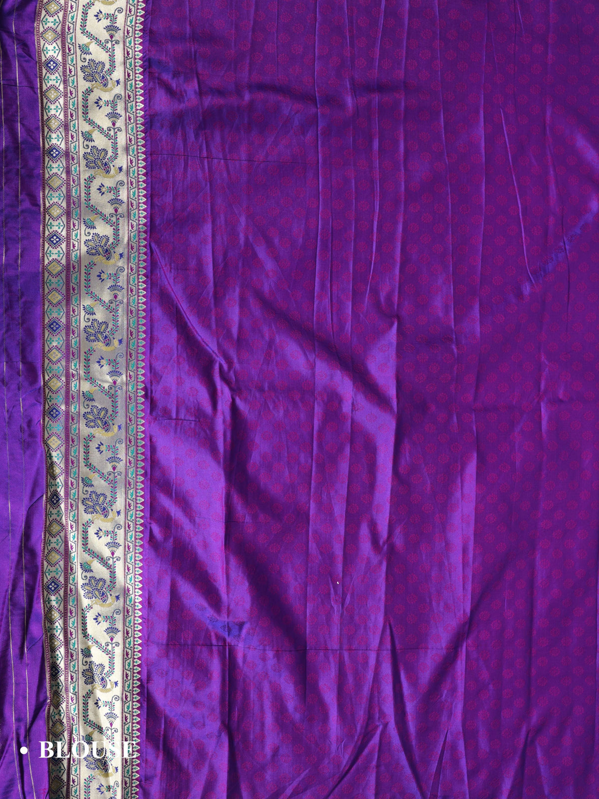 Purple color Kanjivaram work Designer Saree BLS1015_Purple