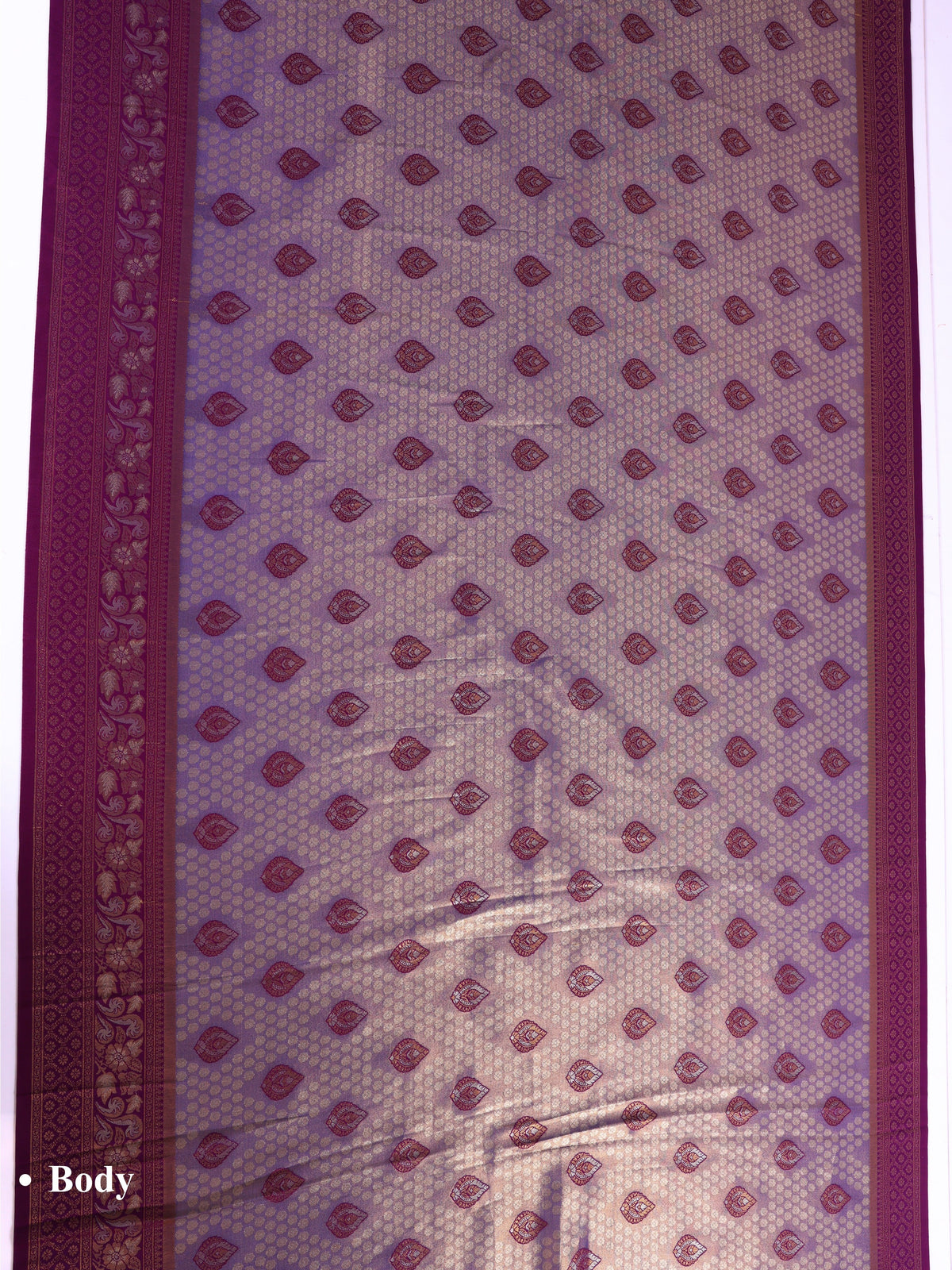Purple color Kanjivaram work Designer Saree BLS1007_Purple