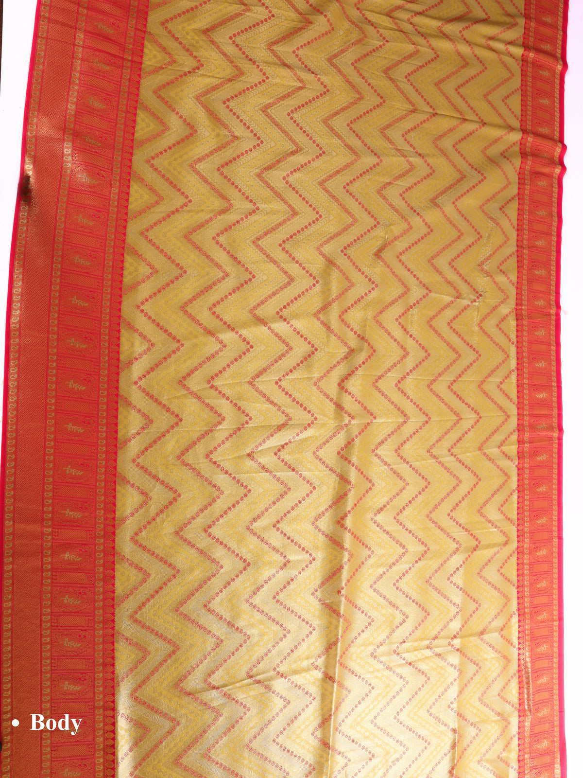 Yellow color Kanjivaram work Designer Saree BLS1008_Yellow