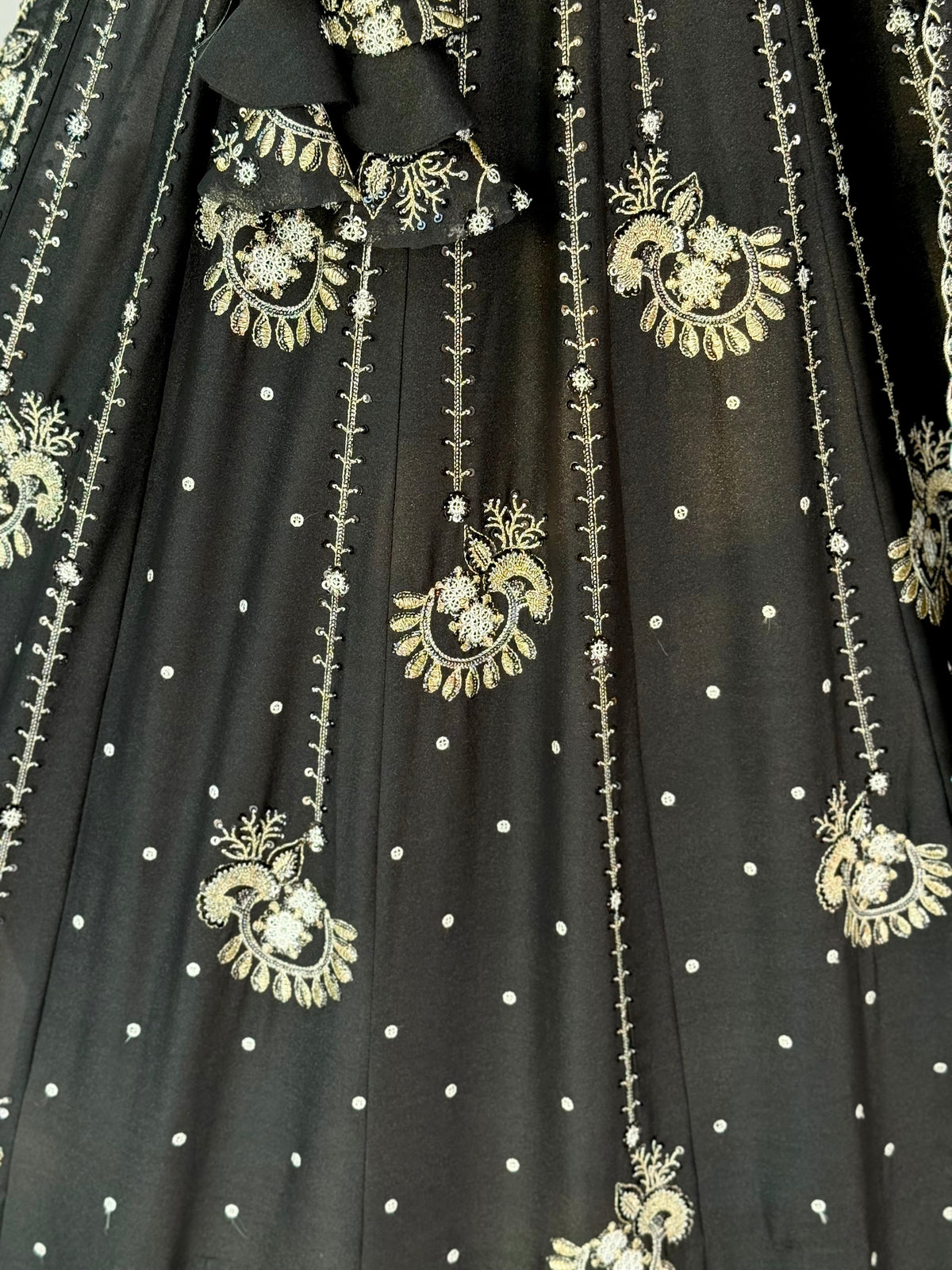 Black color Sequence Embroidery work Designer Lehenga Choli BL1658
