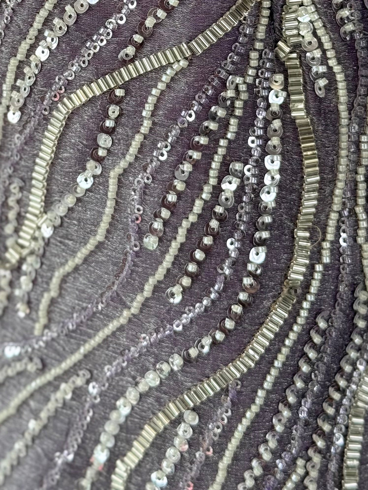 Purple color Bids Embroidery work Sharara set BLS114