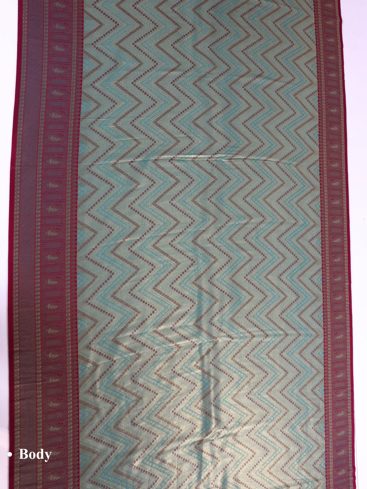 Skyblue color Kanjivaram work Designer Saree BLS1008_Skyblue