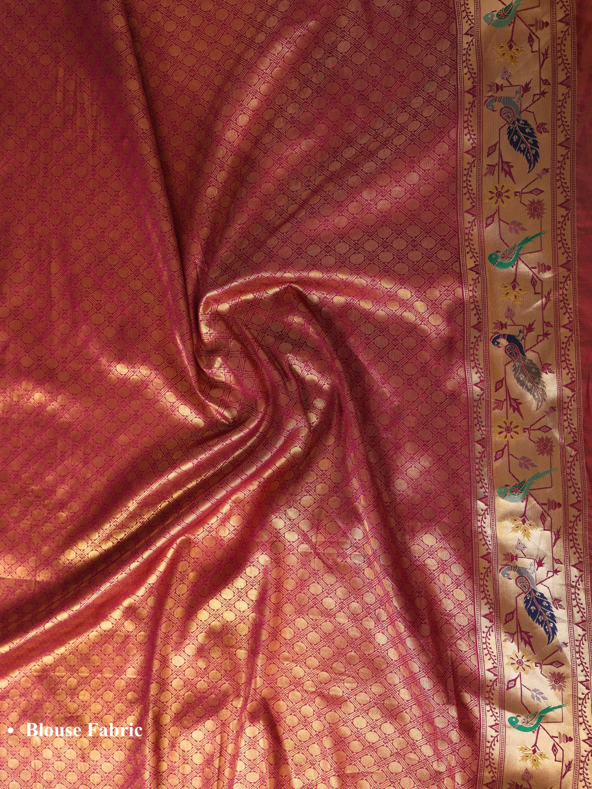 Yellow color Kanjivaram work Designer Saree BLS1006_Yellow
