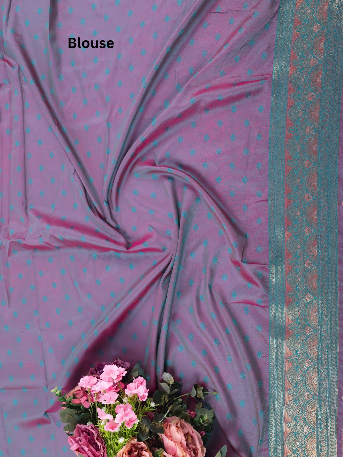 Light Pink color Kanjivaram work Designer Saree BLS1002_Pink
