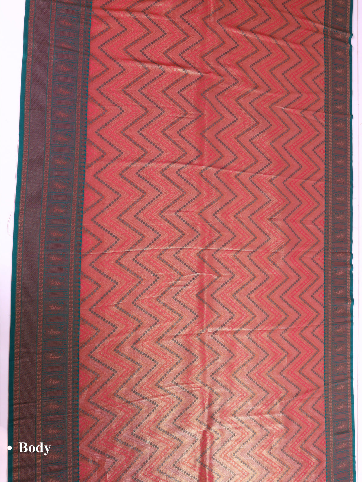 Peach color Kanjivaram work Designer Saree BLS1008_Peach