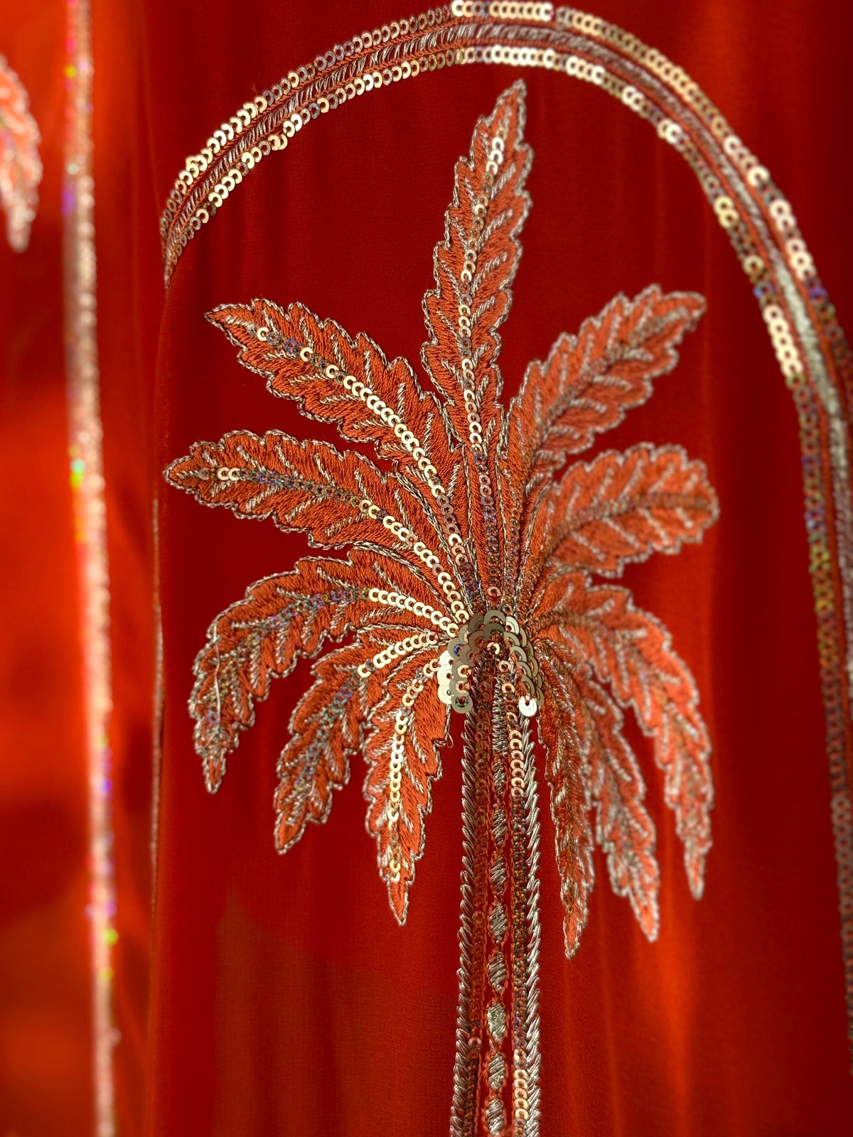 Orange color Sequence Embroidery work Designer Lehenga Choli BL1641