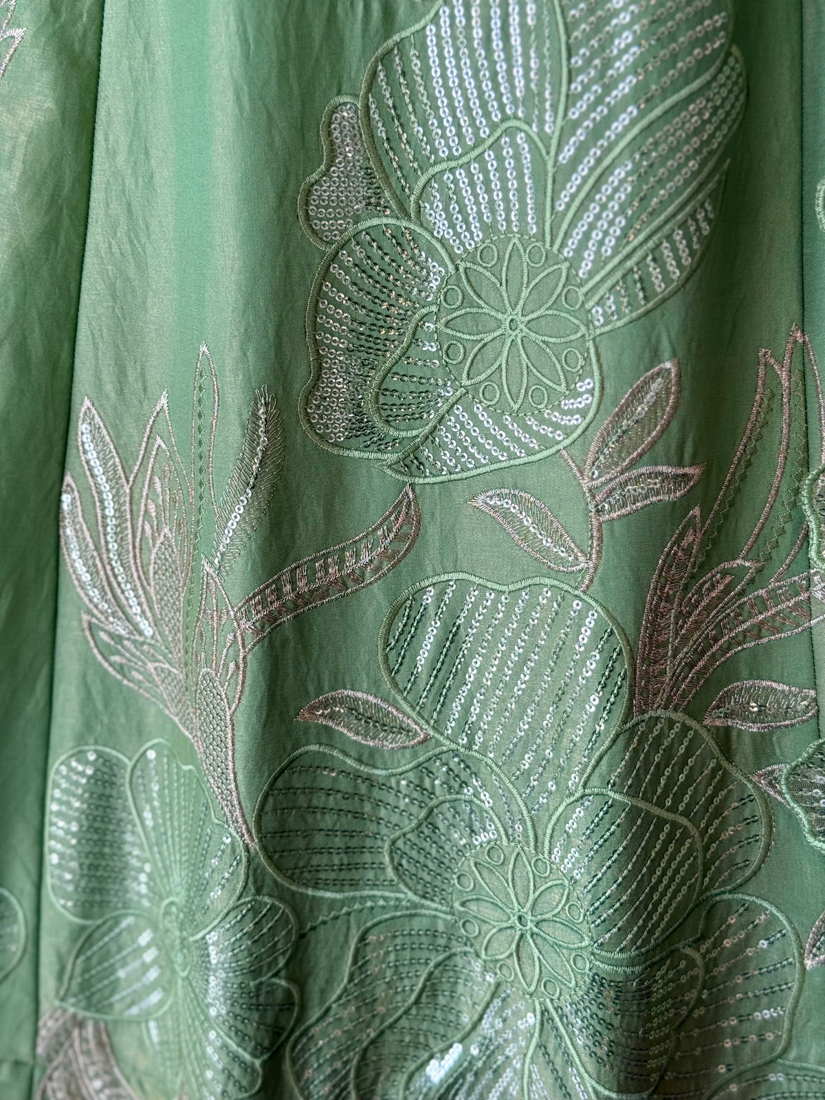 Soft Parrot Green color Designer Sequence Embroidery work Lehenga choli BL1690