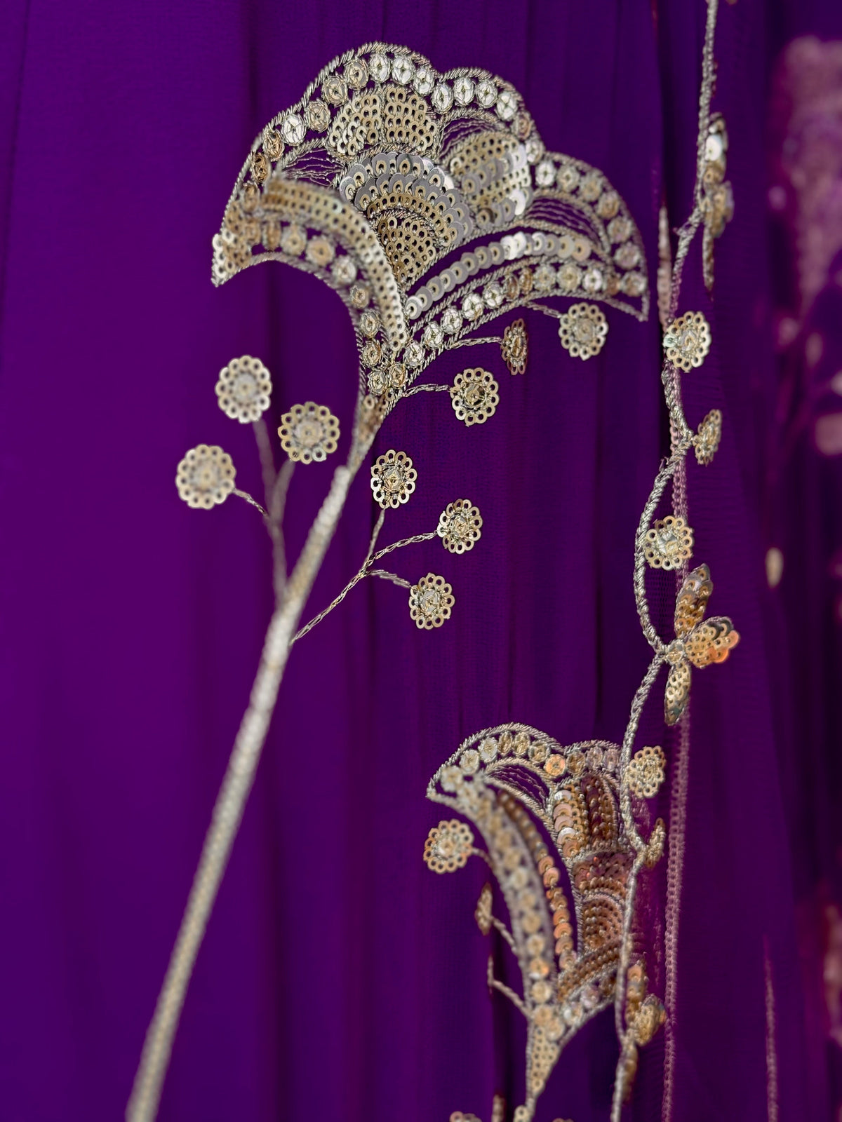 Purple color Sequence Embroidery work Designer Lehenga Choli BL1681