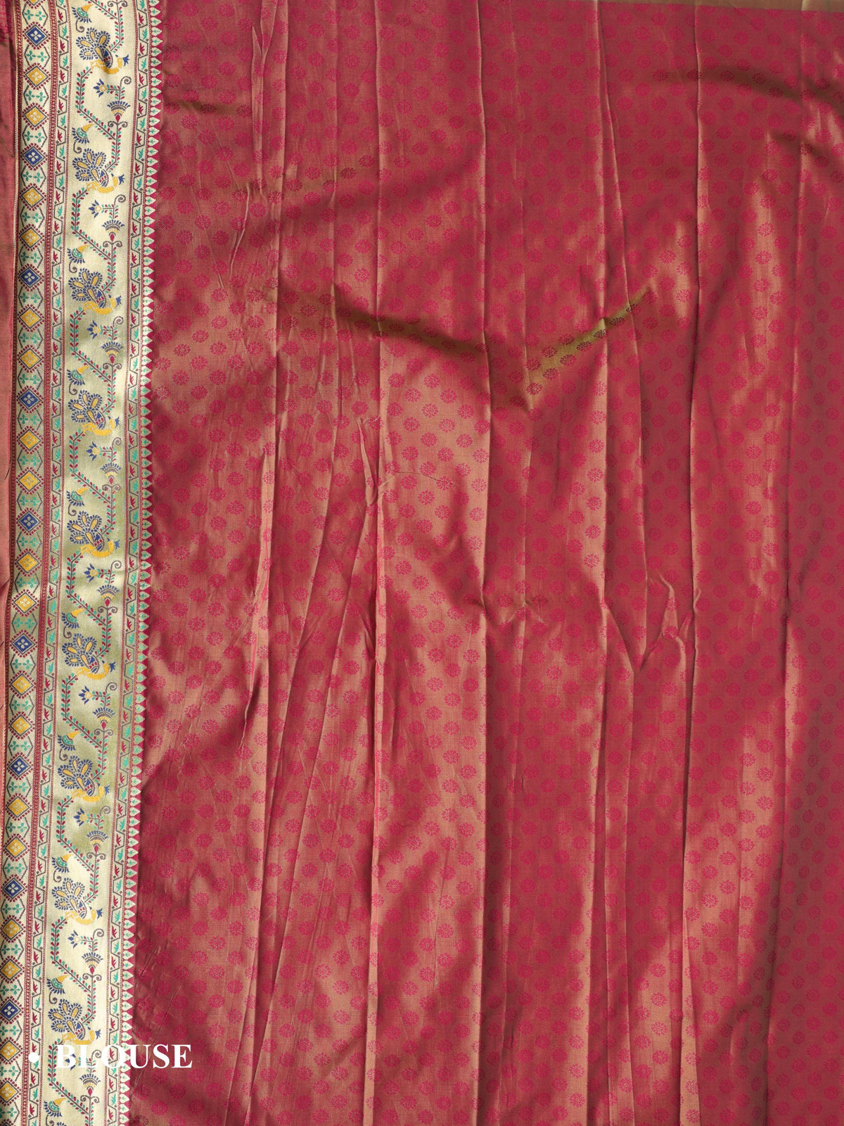 Parrot color Kanjivaram work Designer Saree BLS1015_Parrot