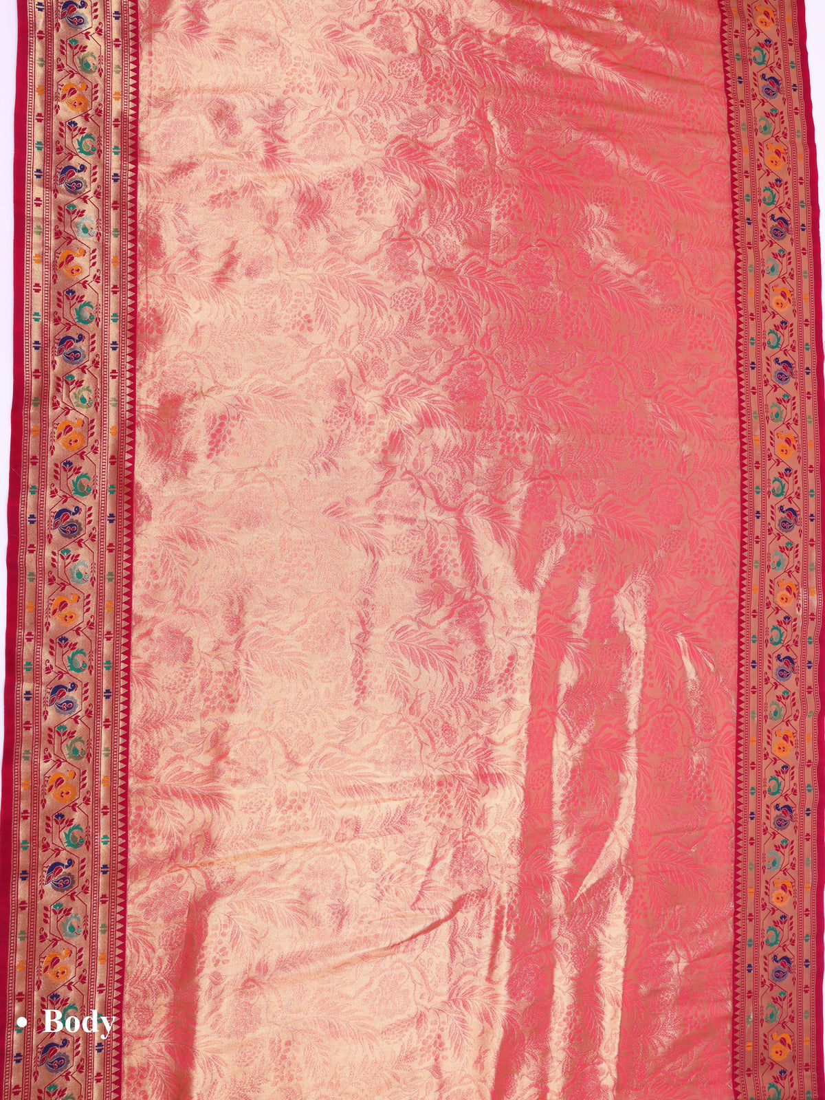 Pink color Kanjivaram work Designer Saree BLS1005_Pink