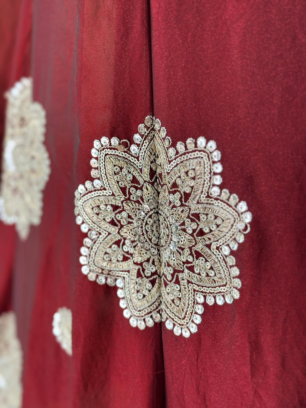 Wine Maroon color Designer Sequence Embroidery work Lehenga choli BL1711