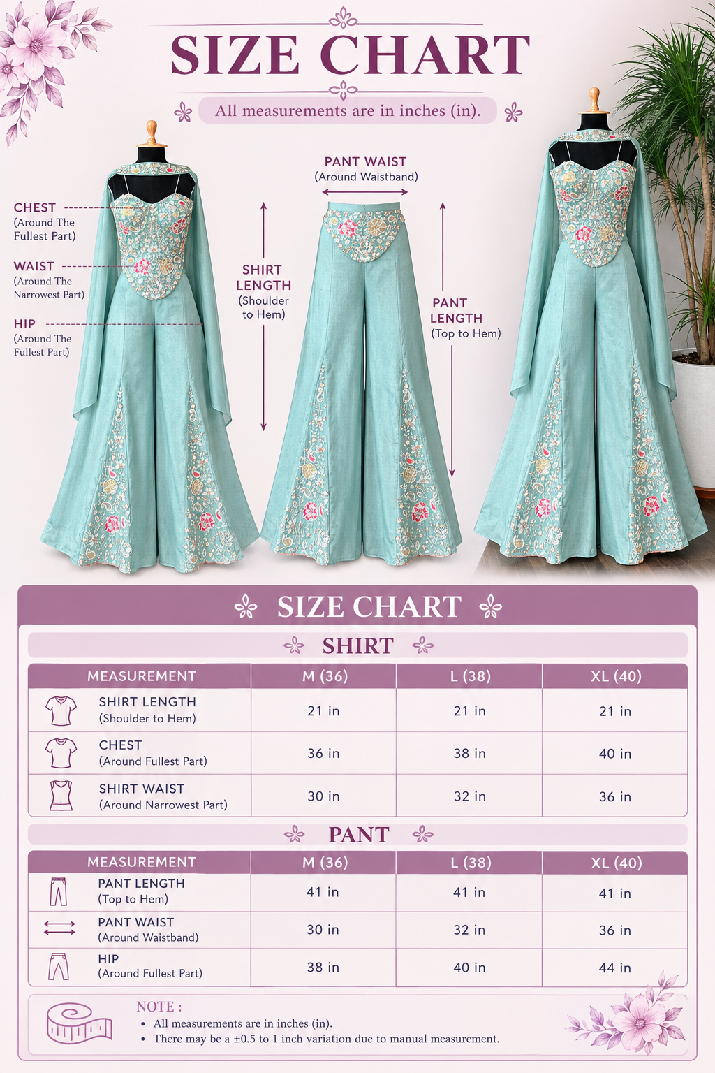Pastel Aqua Blue color Bids Sequence Embroidery work Sharara set BLS128