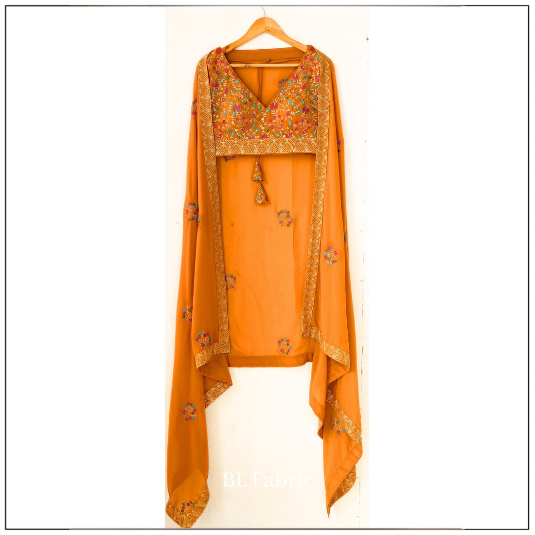 Mustard Yellow color Sequence Embroidery work Designer Lehenga Choli for Any Function BL1350