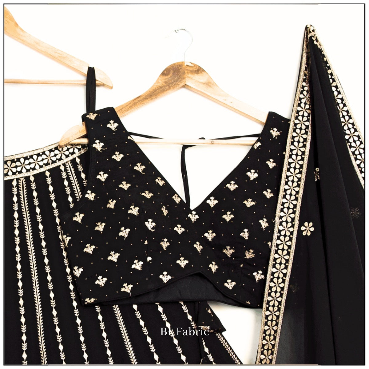 Black color Sequence Embroidery work Designer Lehenga Choli for Wedding Function BL1393