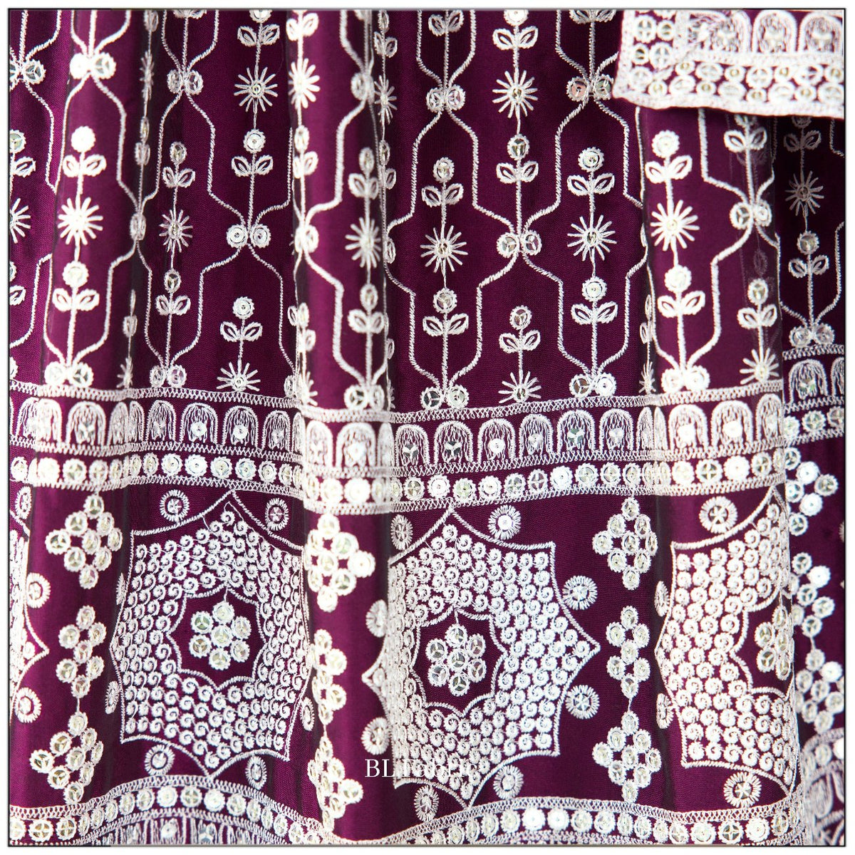 Purple color Sequence Embroidery work Designer Lehenga choli for Wedding Function BL1439