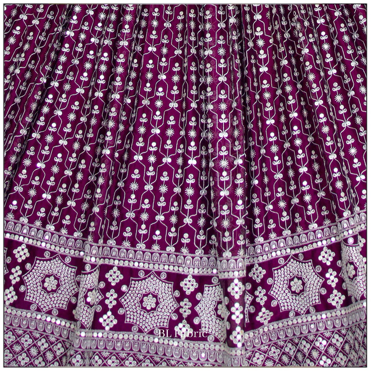Purple color Sequence Embroidery work Designer Lehenga choli for Wedding Function BL1439