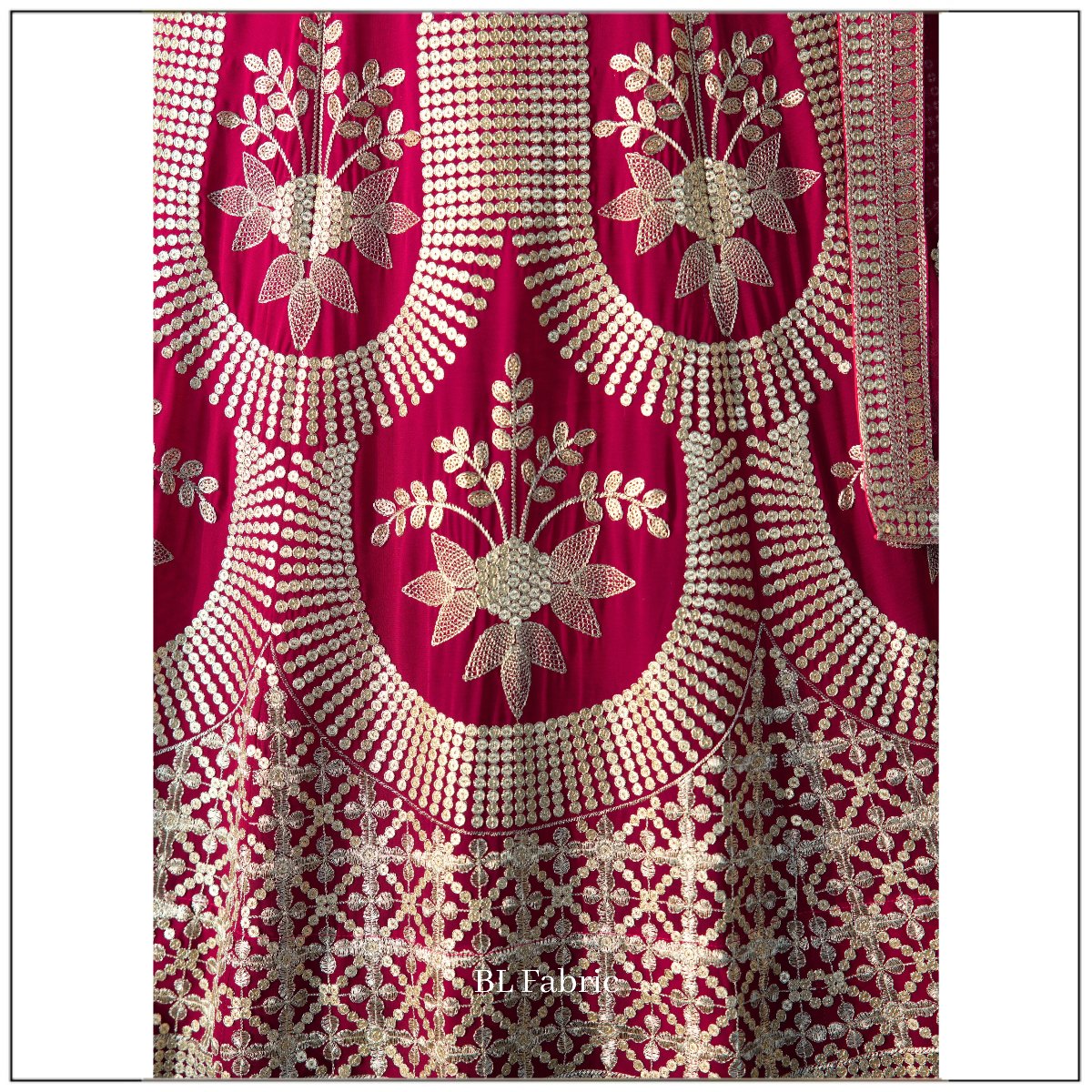 Shadding Pink color Sequence Embroidery work Designer Lehenga Choli for Wedding Function BL1458
