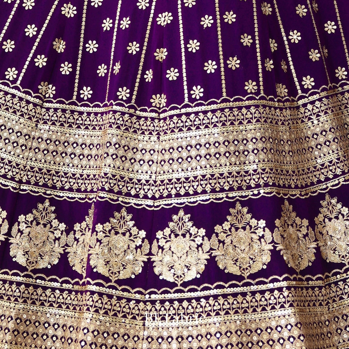 Purple color Sequence & Thread work Designer Wedding Lehenga Choli For Wedding Function BL1283
