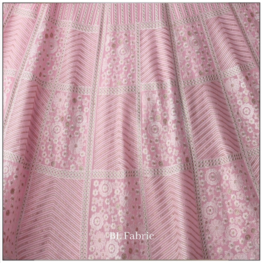 Light Pink color Sequence Embroidery work Designer Wedding Lehenga Choli BL1320