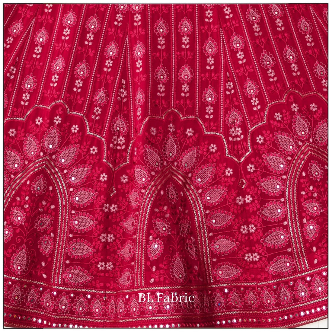 Pink color Mirror & Thread work Designer Wedding Lehenga Choli For Wedding Function BL1344